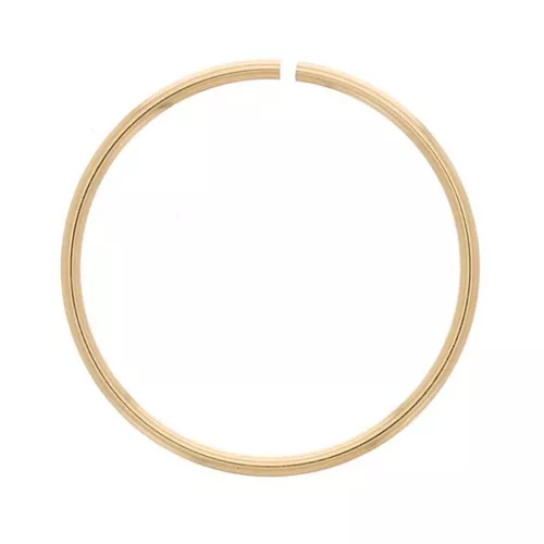 Anello aperto 20x1 mm - Gold filled x1