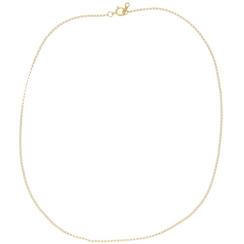 Girocollo maglia Jaseron 1,3 mm - Gold filled x41cm