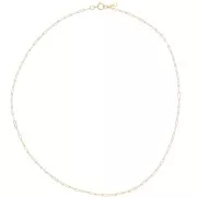 Girocollo a maglia rettangolare da 1,7 mm - Gold filled x41 cm