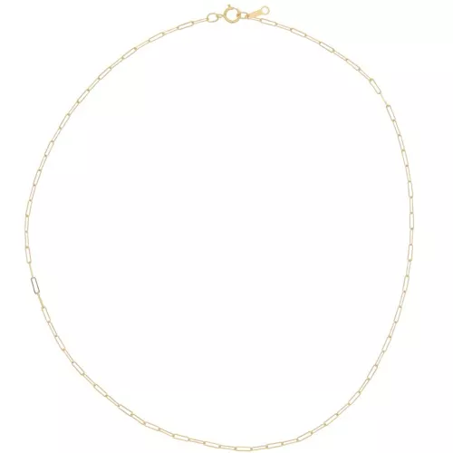 Girocollo a maglia rettangolare da 1,7 mm - Gold filled x41 cm