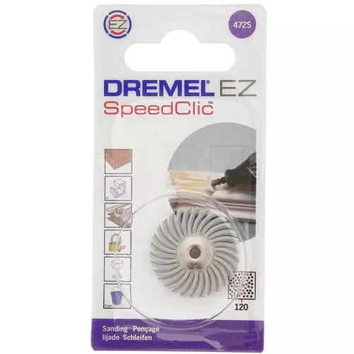 DREMEL® EZ SpeedClic: Spazzola abrasiva fine - grana 120 (472S) x1