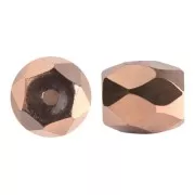 Perla in vetro Baros® par Puca® 6x5mm Full Capri Gold x10g