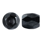 Perla in vetro Baros® par Puca® 6x5mm Jet Hematite x10g|raw }}