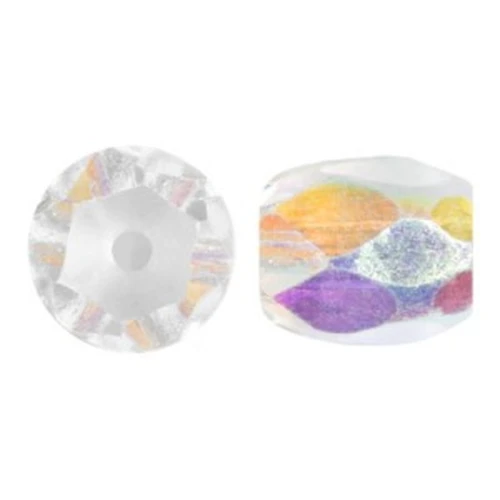 Perla in vetro Baros® par Puca® 6x5mm Crystal AB x10g