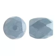 Perla in vetro Baros® par Puca® 6x5mm Opaque Blue Ceramic Look x10g