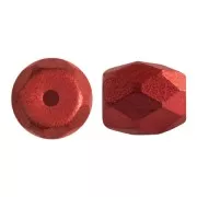 Perla in vetro Baros® par Puca® 6x5mm Red Metallic Mat x10g