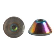 Perla in vetro Konos® par Puca® 4x2mm Crystal Vitrail x10g