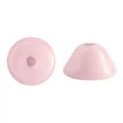 Perla in vetro Konos® par Puca® 4x2mm Opaque Light Rose Ceramic Look x10g