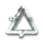 Castone PureCrystal 4722 Triangolo mm. 10 argento