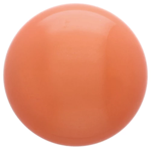 Cabochon rotondo in resina opaca 18 mm - Terracotta x1