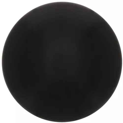 Cabochon rotondo in resina opaca 18 mm - Nero x1
