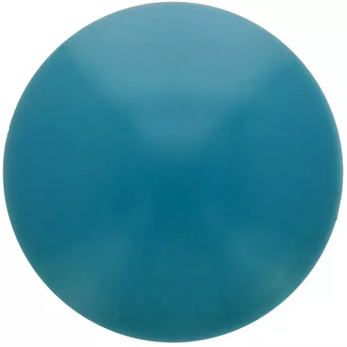 Cabochon rotondo in resina opaca 18 mm - Blu anatra x1