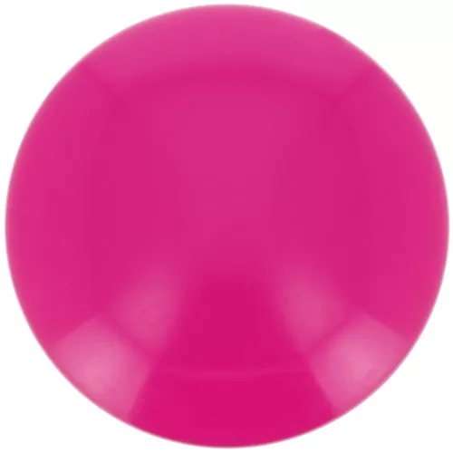 Cabochon tondo opaco in resina 18 mm - Fucsia x1