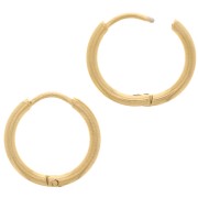 Monachelle rotonde 16 mm - Acciaio inox 304L Oro x2|raw }}