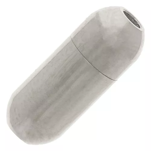 Chiusura magnetica da 15 mm per cordone da 2 mm - Acciaio inox 304 x1