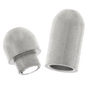 Chiusura magnetica da 15 mm per cordone da 2 mm - Acciaio inox 304 x1