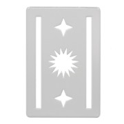 Distanziatore per tessitura Miyuki 11/0 escluso Perles & Co Sole 16x11mm-Argentato|raw }}