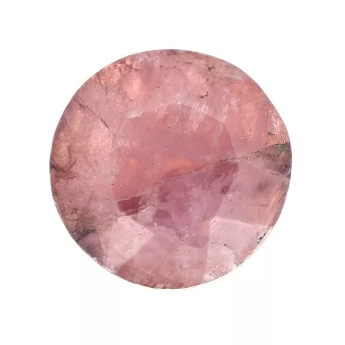 Cabochon sfaccettato rotondo 6 mm - Rodocrosite x1