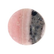 Cabochon piatto rotondo - disco - 6 mm - Rodocrosite x1