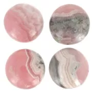 Cabochon rotondo da 8 mm Pietra semi preziosa - Rodocrosite x1