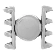 Cimbalo Chiusura magnetica per Perla SuperDuo 15x17 mm Ateni IV - Argento invecchiato x1