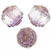 Sfaccettate Antiche mm. 8 Crystal Dark Bronzo x10