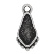 Cymbal - Ciondolo per perline Kite 15x8 mm - Valsamo - Argento antico x1