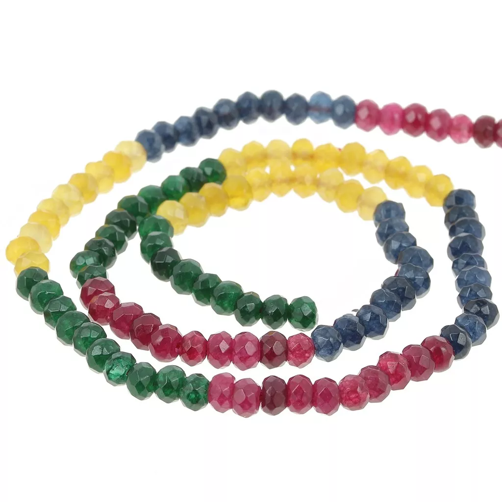 600 Perline Di Vetro Ceche Sfaccettate - 4 Mm, Mix Metallico, Per Gioielli Fai Da Te