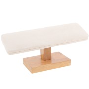 Portagioielli - Espositore per bracciali 9x20cm bambù e camoscio - Beige