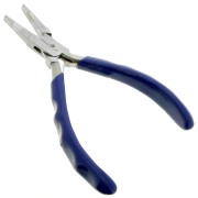 Pinza a molla piatta 14 cm con manico ergonomico Perles&co - Blu x1|raw }}