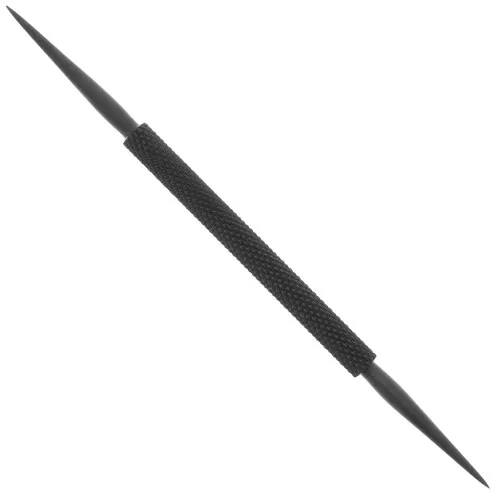 Punta da tracciare a doppia punta - Carburo 12,5 cm - Nero x1