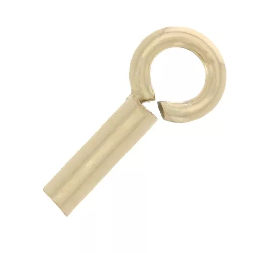 Estremità del cavo 0,6 mm - Gold filled (oro laminato) x4