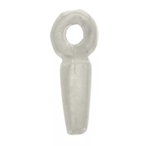 Mini ciondoli pugnale 8x2 mm - placcato argento x5