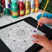 Gel glitterato per Slime - Cleopatra - Blu ghiaccio neon x250ml