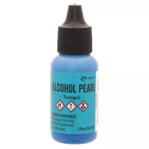 Inchiostro trasparente a alcol Alcohol Pearl Tim Holtz - Tranquil x14ml