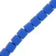 Bleu Royal - Perles tube style Heishi en pâte polymère 6x6.2 mm - Bleu royal x39cm Perles tube style Heishi en pâte polymère 6x6.2 mm - Bleu royal x39cm
