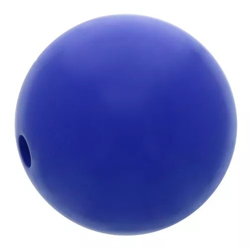 Perla di resina opaca 10 mm - Blu reale x1