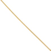 Catena maglia serpentina 2,6 mm - Dorato con oro fino x1m|raw }}