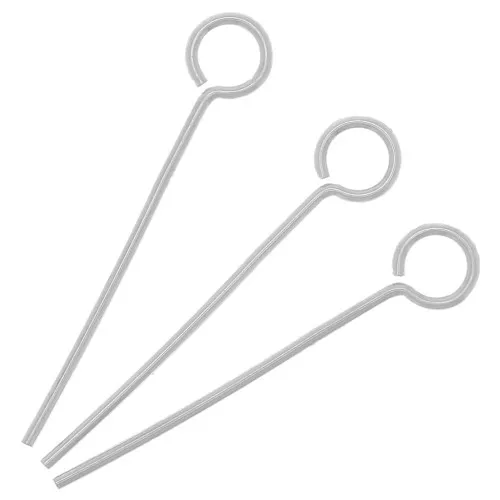 Chiodini a testa tonda 20x0.6 mm in argento 925 x10
