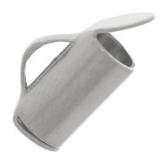 Puntali per intrecciare perline rocaille e Delica da 7 mm - Acciaio inossidabile 304 x2