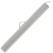 Terminali per tessitura rocailles e Delica 35 mm - Acciaio inossidabile 304 x2