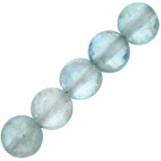 Perline tonde sfaccettate - Perline di pietra preziosa da 4 mm - Apatite x10