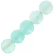 Perline tonde sfaccettate - gemme da 4 mm - Amazzonite x10