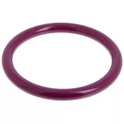 Bracciale in resina opaca da 67 mm - Melanzana x1