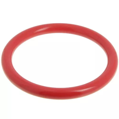 Bracciale in resina opaca da 67 mm - Rosso x1