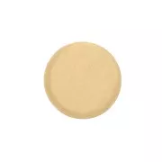 Mini elemento rotondo da incollare 4 mm in gold filled x1