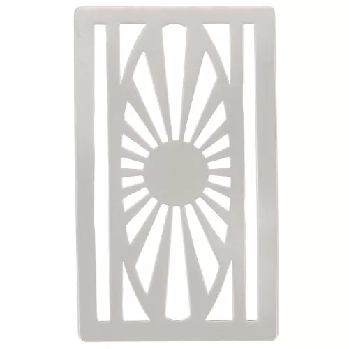 Distanziatore per Miyuki 11/0 escluso P&C 23x13,5mm Placcatura argento fine x1