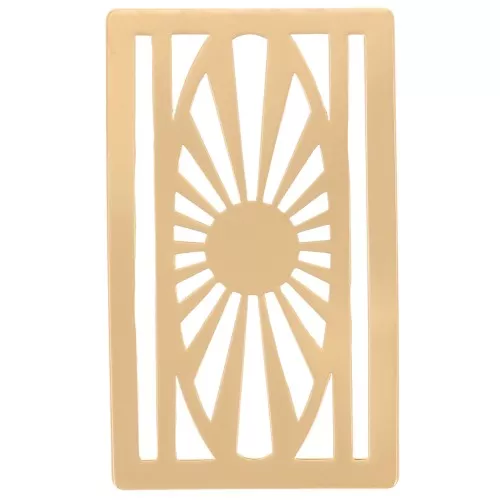 Distanziatore per Miyuki 11/0 escluso Perles & Co Ovale 23x13.5 mm Dorato oro fino