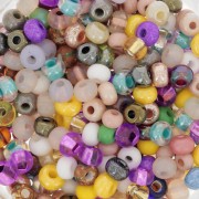 Perle Preciosa 6/0 4 mm - Mix multicolore x 20 g