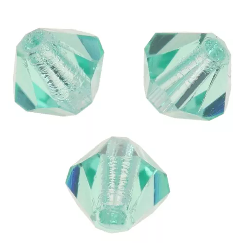 Biconi Preciosa 4 mm - MC Bead Rondell - Caribbean Sea x30